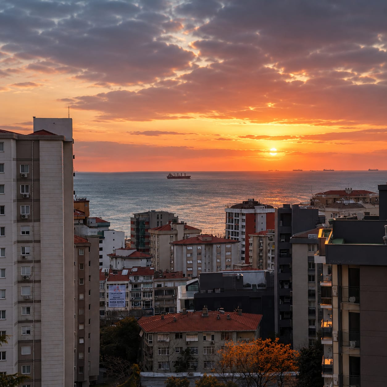 ADATEPEDE SATILIK EYLÜL TESLİM PROJEDE DENİZ MANZARALI GENİŞ 2+1